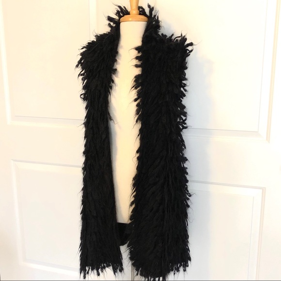 Eileen Fisher Sweaters - NWT Eileen Fisher Black Mohair Vest Large